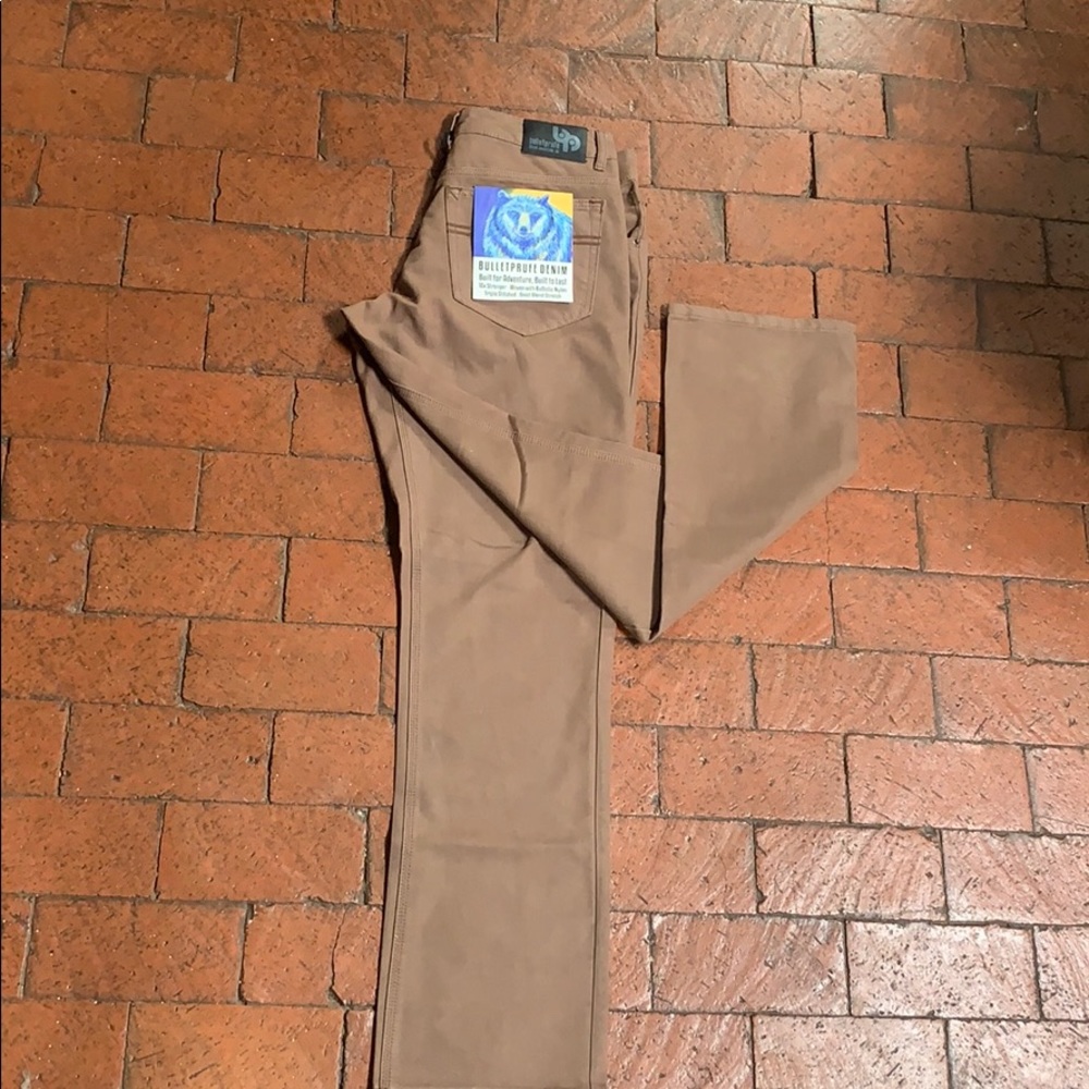 Bulletprufe Denim Men’s Jeans in Tobacco Brown